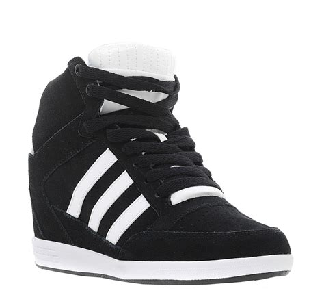 adidas Women's Super Wedge Sneaker Black (10 B(M) US, Black)